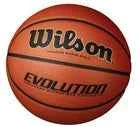 Wilson Evolution 29.5" Indoor Game Basketball – Black, Official Size 7