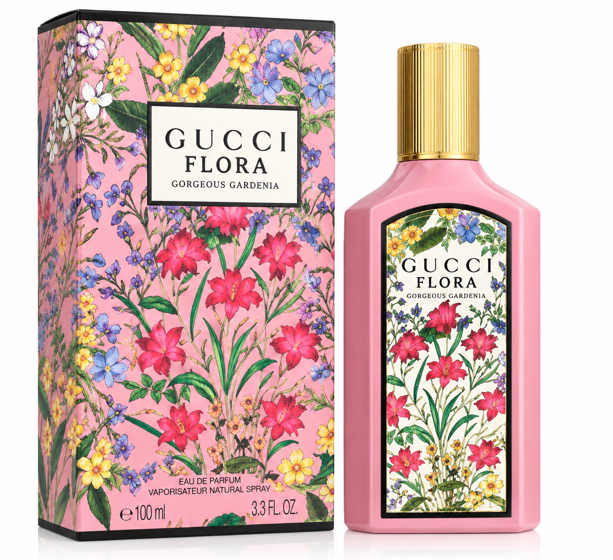 Gucci Flora Gorgeous Gardenia Eau de Parfum Spray for Women 3.3 oz / 100 ml