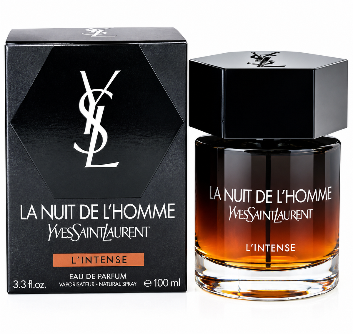 Yves Saint Laurent La Nuit De L'Homme L'Intense Eau de Parfum for Men 3.3 oz