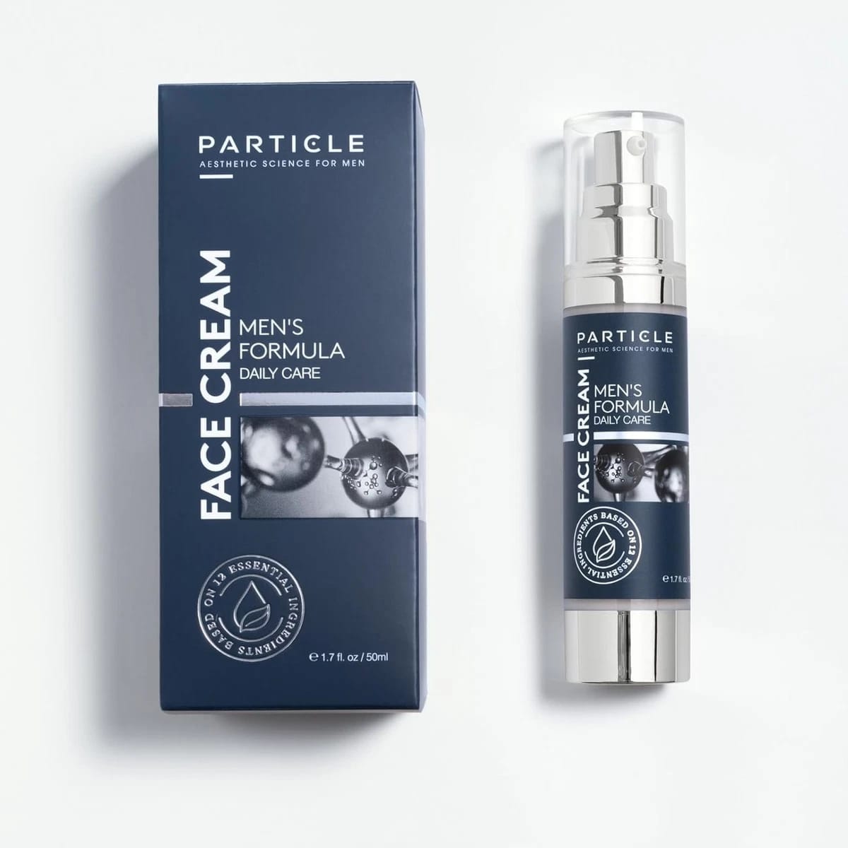 Particle Face Cream for Men 6-in-1 Anti-Aging Moisturizer 1.7 oz / 50 ml