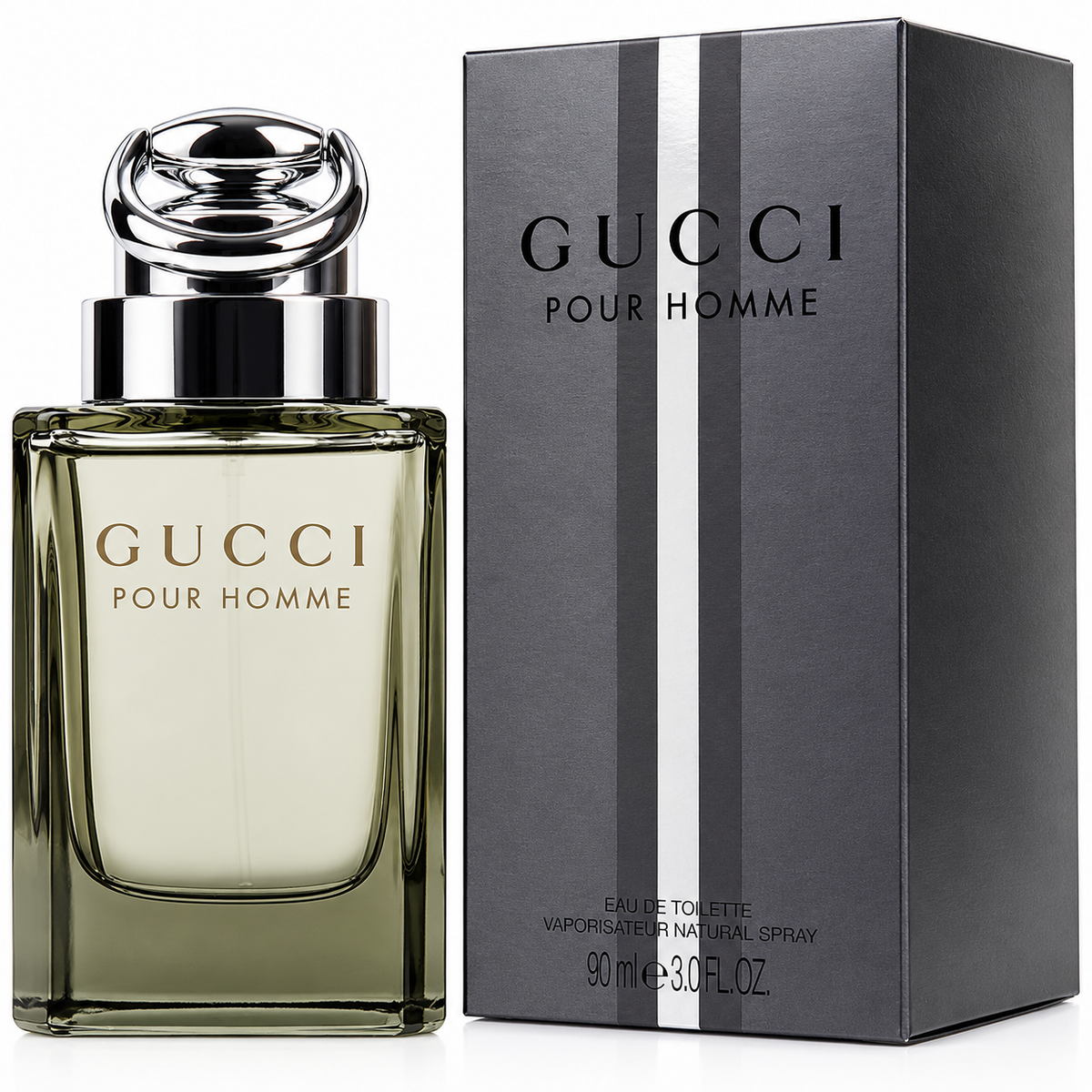GUCCI by GUCCI Pour Homme Eau de Toilette Spray for Men – 3.0 oz / 90 ml
