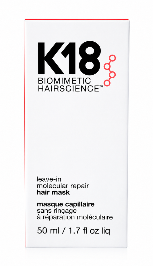 K18 hair mask, K18 leave-in molecular repair hair mask, K18 50ml, K18 1.7 oz hair treatment, K18 Biomimetic Hairscience, leave-in hair mask, molecular repair hair treatment, damaged hair treatment, professional hair care, K18 hair repair treatment, salon hair care, leave-in hair treatment Copy Keywords