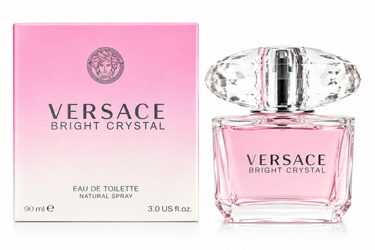 Versace Bright Crystal Eau De Toilette Spray for Women – 3 oz / 90 ml