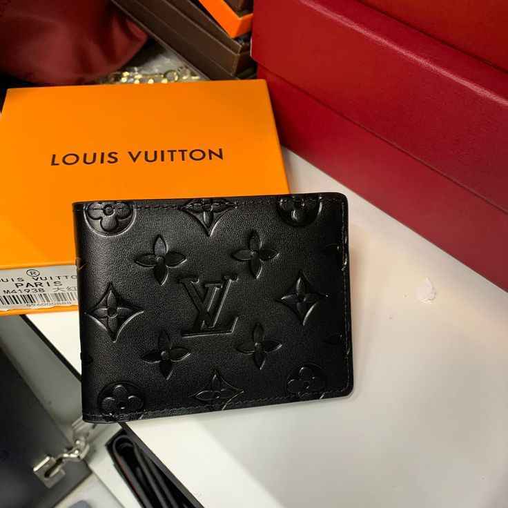 Authentic Louis Vuitton Monogram Canvas Black Men’s Wallet