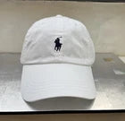 Polo Ralph Lauren White Baseball Cap – Adjustable Cotton Polo Pony Hat