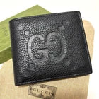 GUCCI Jumbo GG Bifold Wallet for Men – Black Leather Designer Wallet
