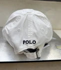 Polo Ralph Lauren White Baseball Cap – Adjustable Cotton Polo Pony Hat