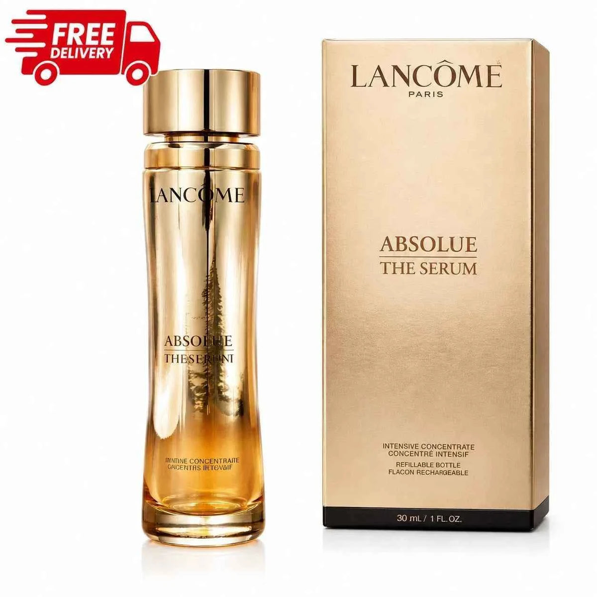 Lancome Absolue The Serum w/ Grand Rose 30mL / 1.0 Oz NIB - Youthful Radiance