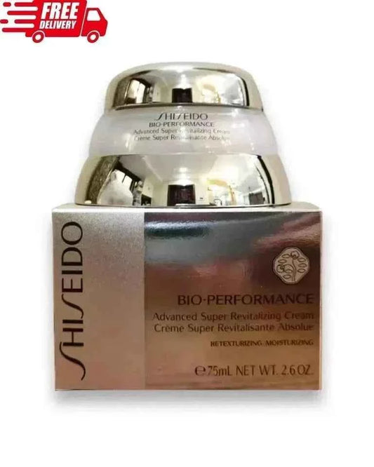 2 Pack Shiseido Bio-Performance Advanced Super Revitalizing Cream 2.6 oz (75ml) Anti-Aging Moisturizer