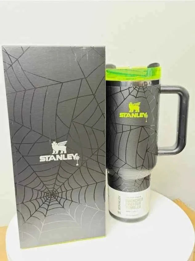 Stanley Halloween Web Glow H2.0 FlowState Tumbler 40oz Limited Edition - New Free Shipping